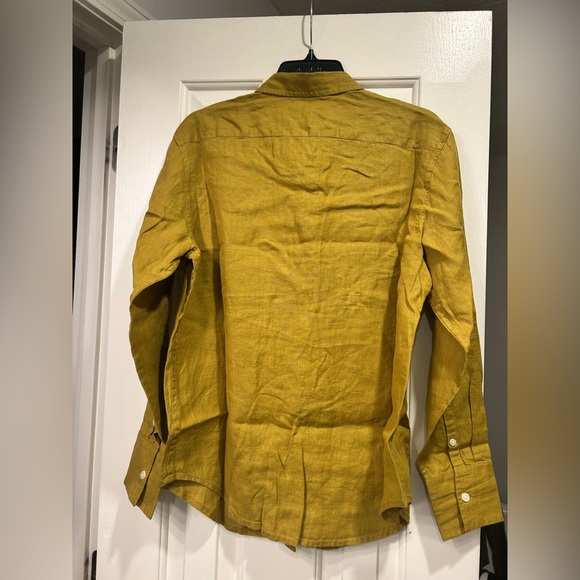 J Crew Garçon classic shirt in Baird McNutt Irish linen CG940 Size 4 NWT - Picture 6 of 10